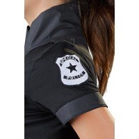 Cottelli Police - rendőrnő jelmez ruha (fekete) 52377 termék bemutató kép