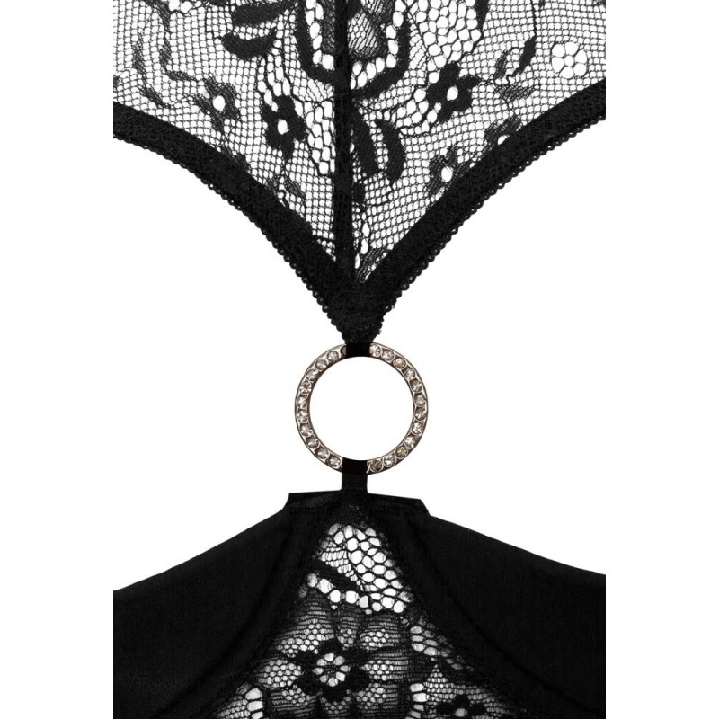 Cottelli - nyitott melltartó szett (fekete) 63449 termék bemutató kép