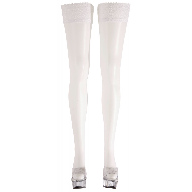 Cottelli - Szaténos combfix (fehér) 1022 termék bemutató kép