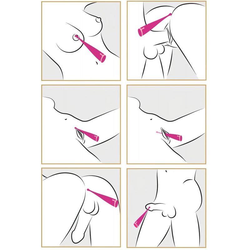 Couples Choice - akkus csiklóizgató vibrátor (pink) 158838 termék bemutató kép