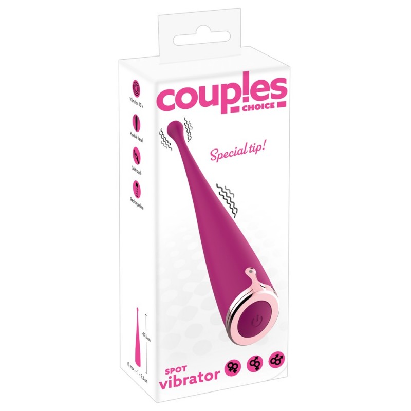 Couples Choice - akkus csikló vibrátor (pink) 72912 termék bemutató kép