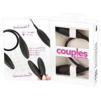 Couples Choice - akkus, dupla vibrátor (fekete) 66039 termék bemutató kép