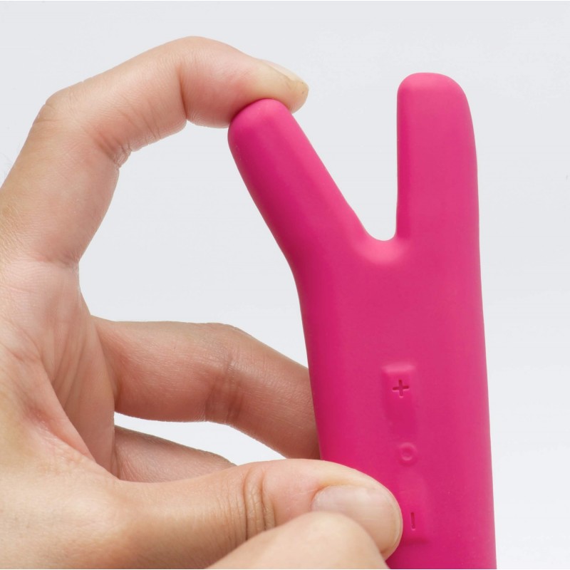 Crave Duet Flex - akkus csikló vibrátor (pink) 8719 termék bemutató kép