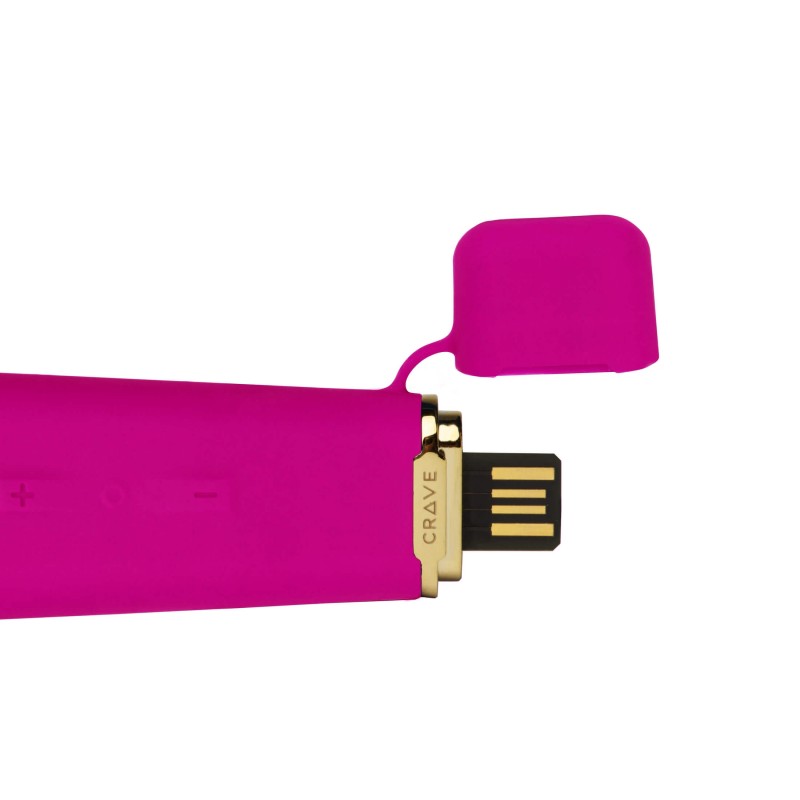 Crave Duet Flex - akkus csikló vibrátor (pink) 8722 termék bemutató kép