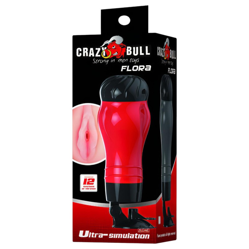 Crazy Bull - élethű maszturbátor férfiaknak (testszínű) 142903 termék bemutató kép