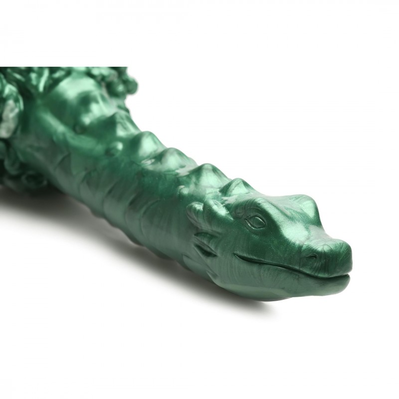 Creature Cocks Cockness Monster - szilikon dildó (zöld) 101242 termék bemutató kép