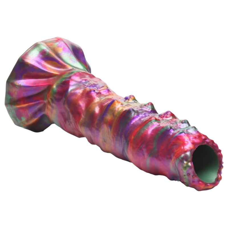 Creature Cocks Larva - ovipozitor űrlény dildó (szivárvány) 114535 termék bemutató kép