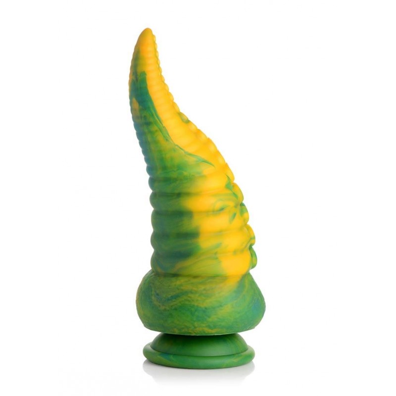 Creature Cocks Monstropus - polipkar dildó - 22cm (sárga-zöld) 84220 termék bemutató kép