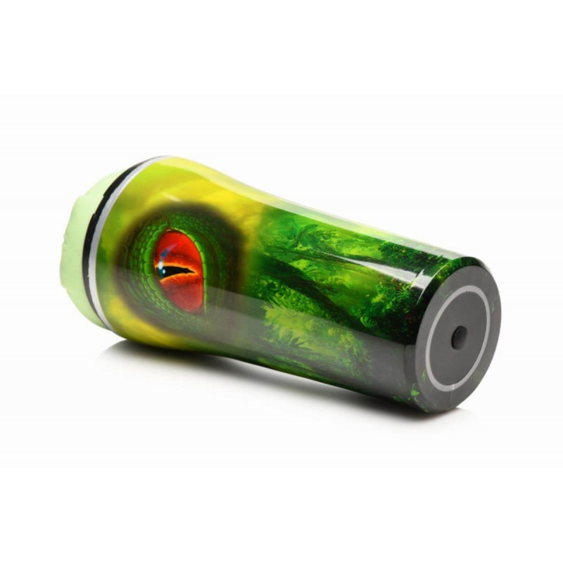 Creature Cocks Raptor - hüllő műpunci tokban (fekete-zöld) 86314 termék bemutató kép