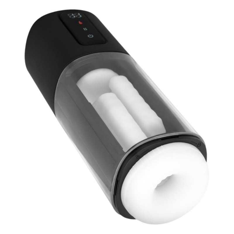 CRUIZR CX11 - melegítő, szorító maszturbátor (fekete) 97070 termék bemutató kép