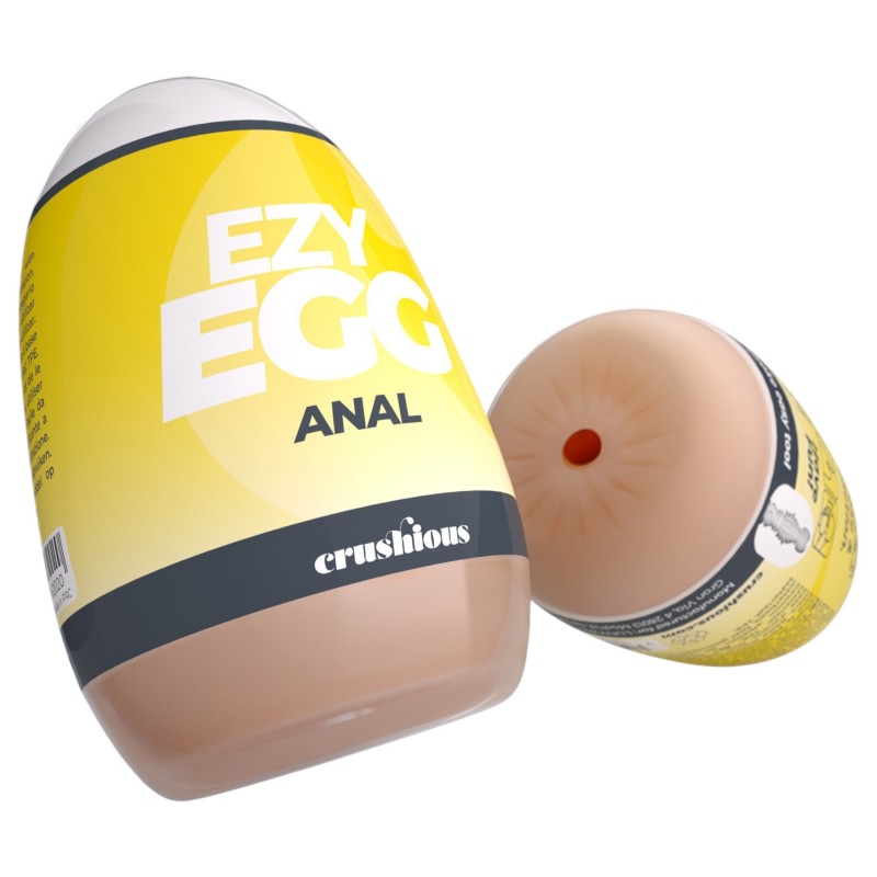 Crushious Ezy Egg Anal - maszturbátor tojás (testszínű) 148015 termék bemutató kép