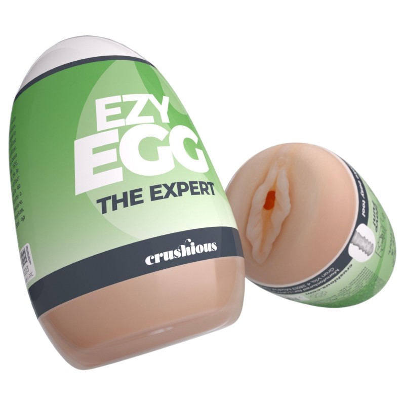 Crushious Ezy Egg The Expert - maszturbátor tojás (testszínű) 148007 termék bemutató kép