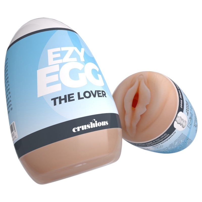 Crushious Ezy Egg The Lover - maszturbátor tojás (testszínű) 147992 termék bemutató kép