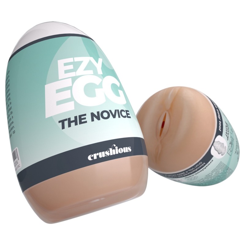 Crushious Ezy Egg The Novice - maszturbátor tojás (testszínű) 147983 termék bemutató kép