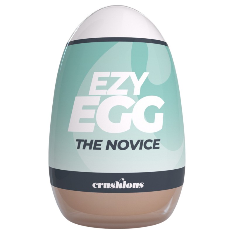 Crushious Ezy Egg The Novice - maszturbátor tojás férfiaknak (testszínű) 147989 termék bemutató kép