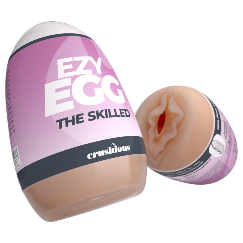 Crushious Ezy Egg The Skilled - maszturbátor tojás (testszínű) 148000 termék bemutató kép