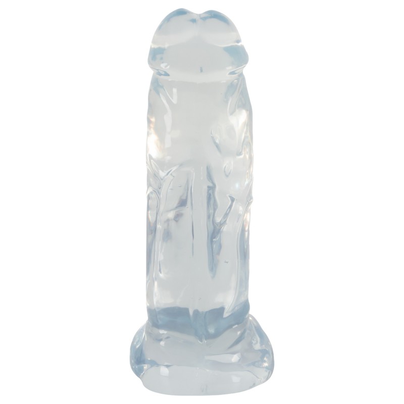 Crystal Clear Big Dong – zselés óriás dildó (21,5 cm) 144730 termék bemutató kép