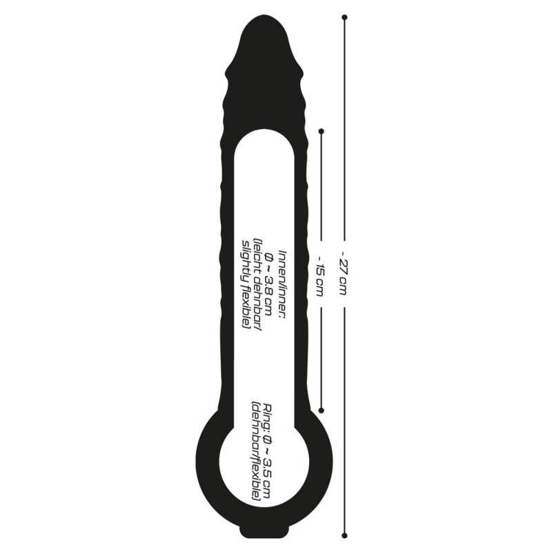 Crystal Skin - gömbös hosszabbító péniszköpeny 19218 termék bemutató kép