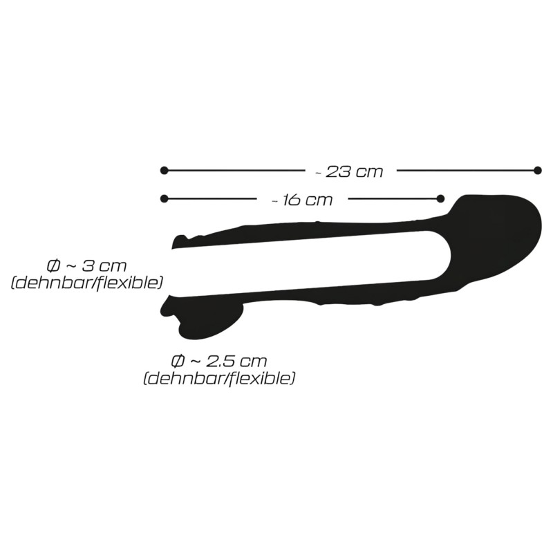 Crystal Skin - pénisz hosszabbító péniszköpeny 112786 termék bemutató kép