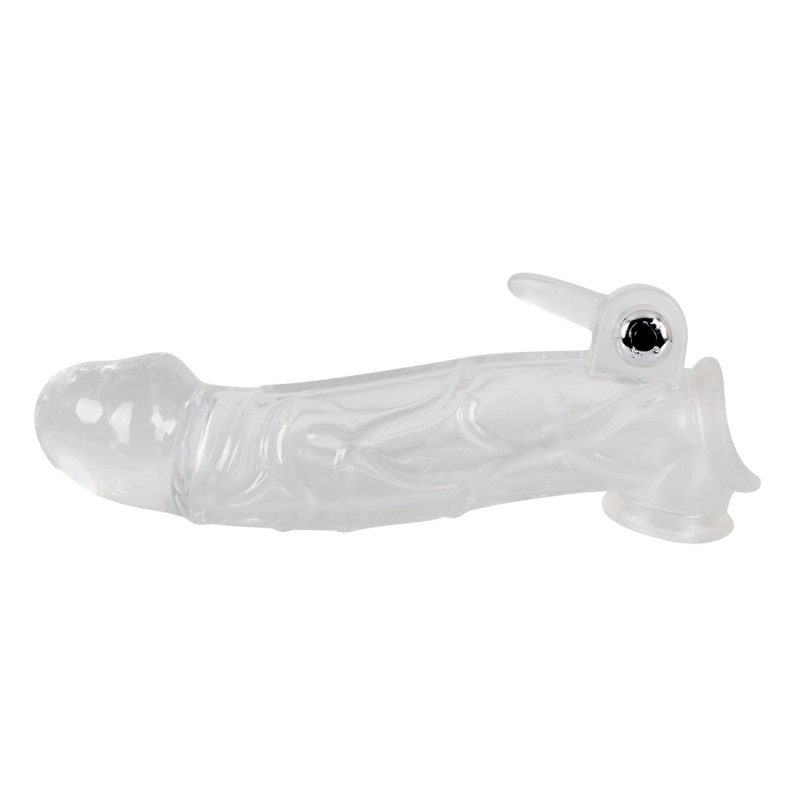 Crystal Skin - rezgő hosszabbító péniszköpeny 8216 termék bemutató kép