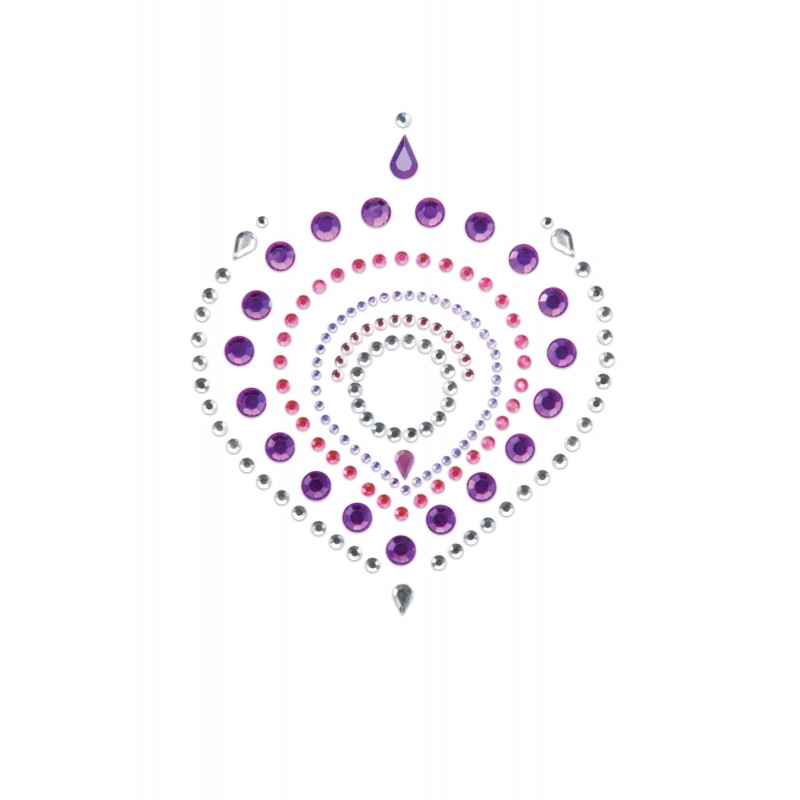 Csillogó gyémántok intim ékszer szett - 3 részes (pink-lila) 9049 termék bemutató kép