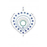 Csillogó gyémántok intim ékszer szett - 3 részes (zöld-kék) 9044 termék bemutató kép