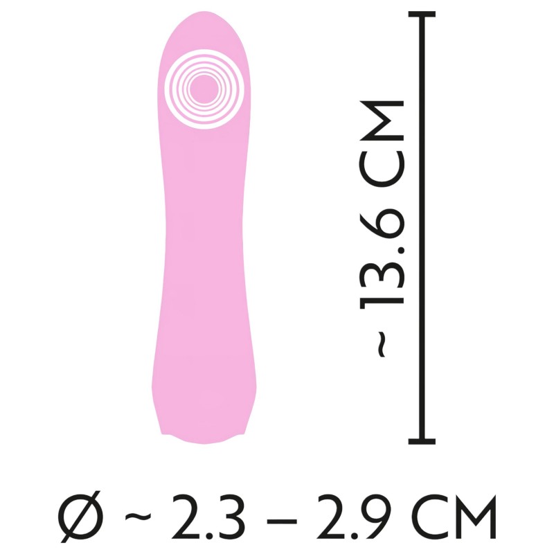 Cuties Mini 4 - akkus vibrátor (pink) 168573 termék bemutató kép