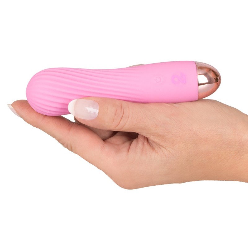 Cuties Mini - akkus, vízálló, spirális vibrátor (pink) 44344 termék bemutató kép