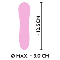 Cuties Mini - akkus, vízálló, spirális vibrátor (pink) 44347 termék bemutató kép