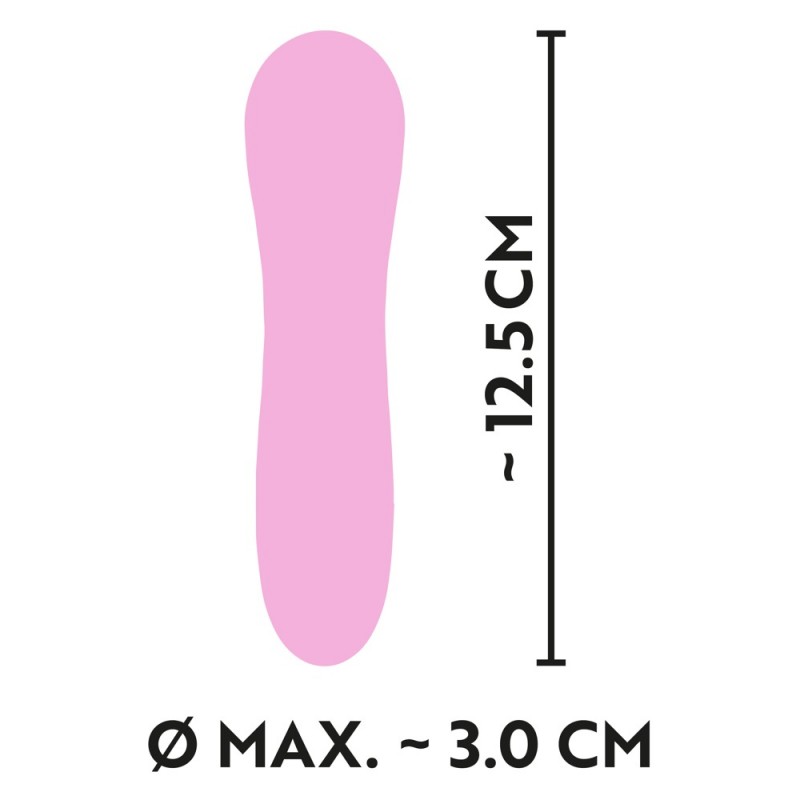 Cuties Mini - akkus, vízálló, spirál vibrátor (pink) 44347 termék bemutató kép
