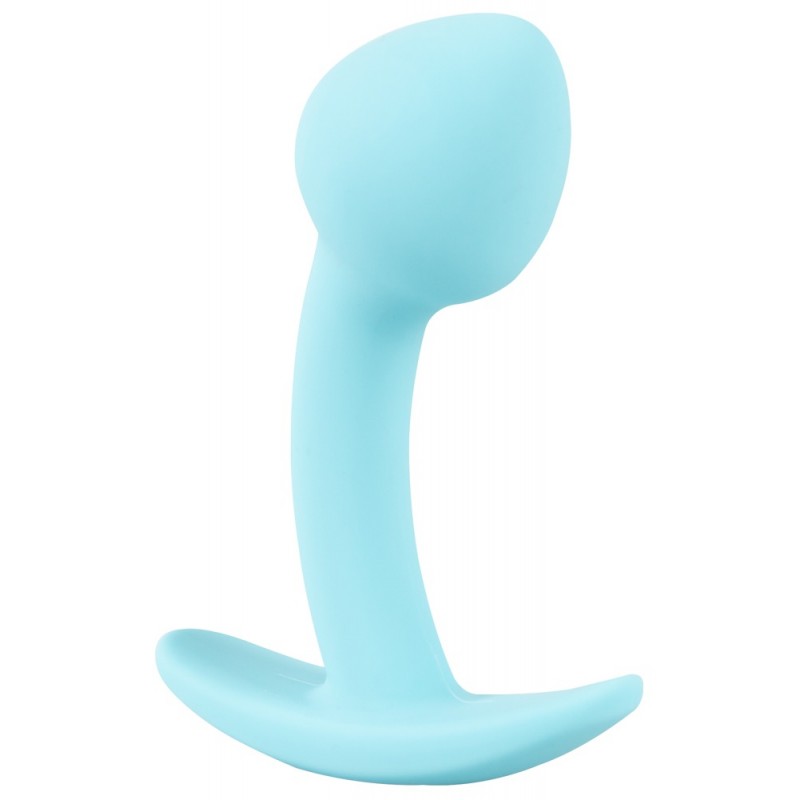 Cuties Mini Butt Plug - szilikon anál plug - kék (2,6cm) 71102 termék bemutató kép