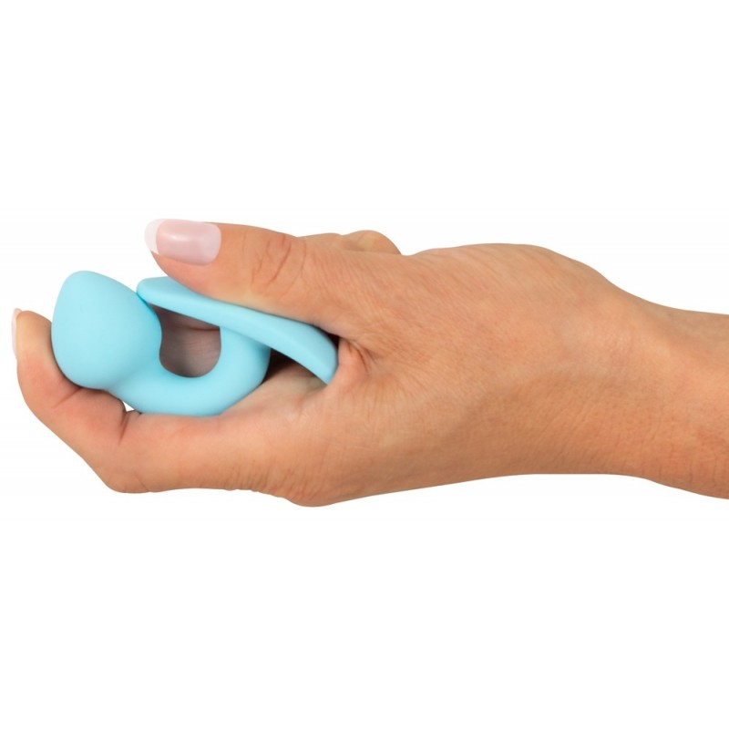 Cuties Mini Butt Plug - szilikon anál dildó - kék (2,6cm) 71106 termék bemutató kép