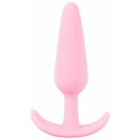 Cuties Mini Butt Plug - szilikon anál dildó - pink (2,1cm) 71084 termék bemutató kép