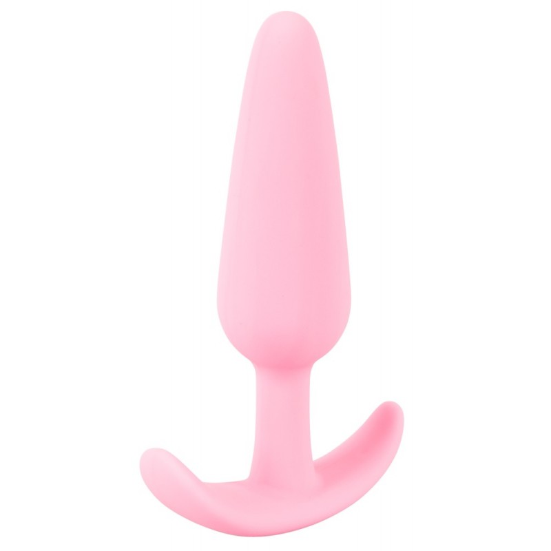 Cuties Mini Butt Plug - szilikon anál dildó - pink (2,1cm) 71085 termék bemutató kép