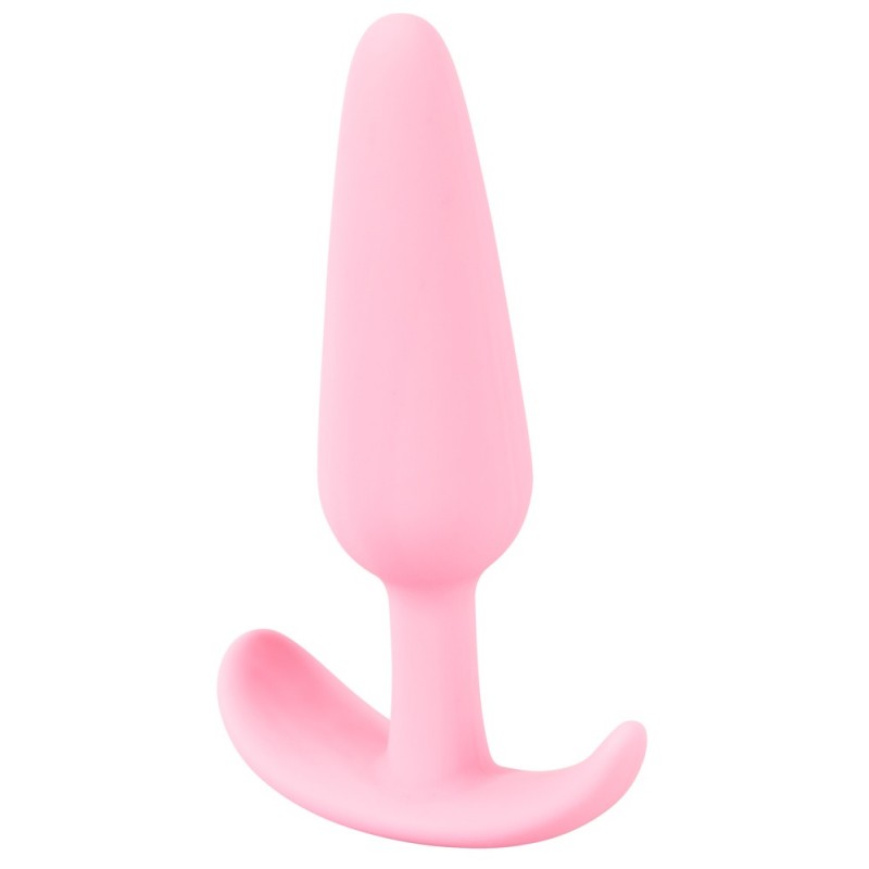 Cuties Mini Butt Plug - szilikon anál dildó - pink (2,1cm) 71086 termék bemutató kép