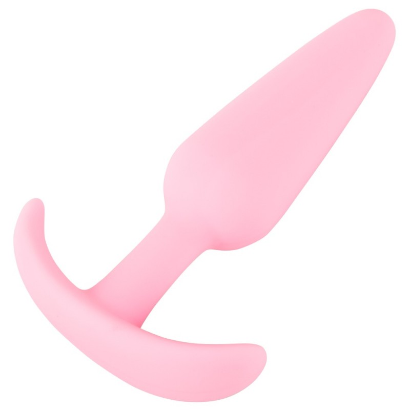 Cuties Mini Butt Plug - szilikon anál dildó - pink (2,1cm) 71087 termék bemutató kép