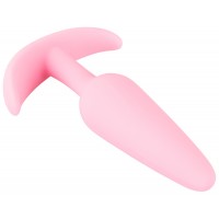 Cuties Mini Butt Plug - szilikon anál dildó - pink (2,1cm) 71088 termék bemutató kép