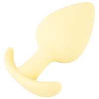 Cuties Mini Butt Plug - szilikon anál dildó - sárga (3,1cm) 71079 termék bemutató kép