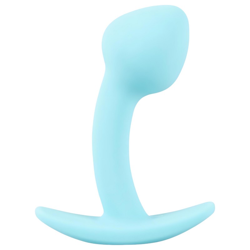Cuties Mini Butt Plug - szilikon anál plug - kék (2,6cm) 102377 termék bemutató kép