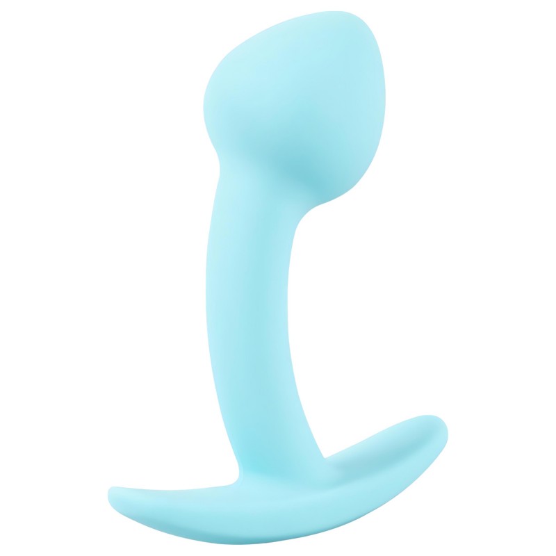 Cuties Mini Butt Plug - szilikon anál plug - kék (2,6cm) 102378 termék bemutató kép