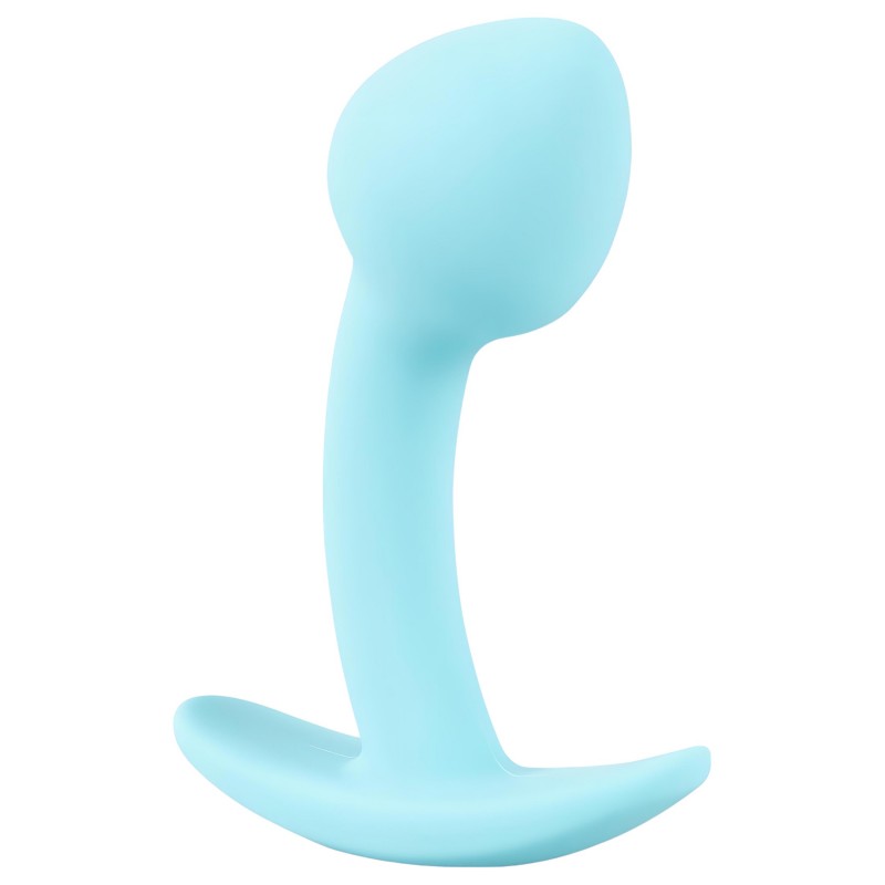 Cuties Mini Butt Plug - szilikon anál plug - kék (2,6cm) 102379 termék bemutató kép
