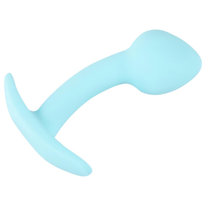 Cuties Mini Butt Plug - szilikon anál plug - kék (2,6cm) 102380 termék bemutató kép