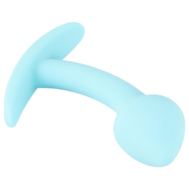 Cuties Mini Butt Plug - szilikon anál plug - kék (2,6cm) 102381 termék bemutató kép