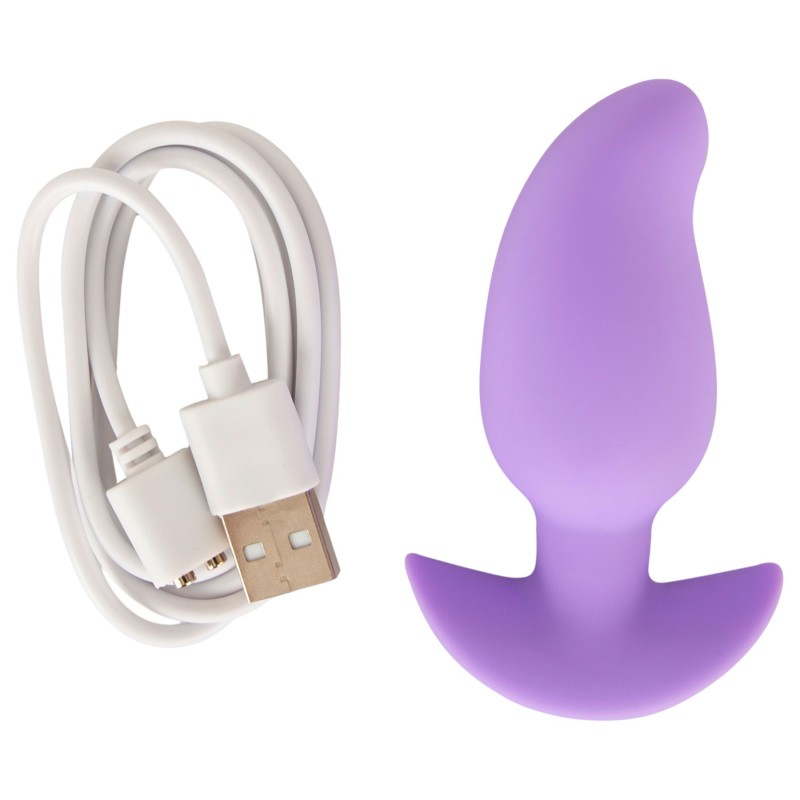 Cuties Mini - vibrációs anál plug (lila) 124166 termék bemutató kép