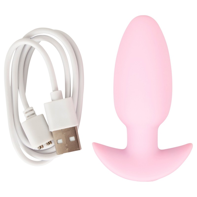 Cuties Mini - vibrációs anál plug (pink) 124188 termék bemutató kép