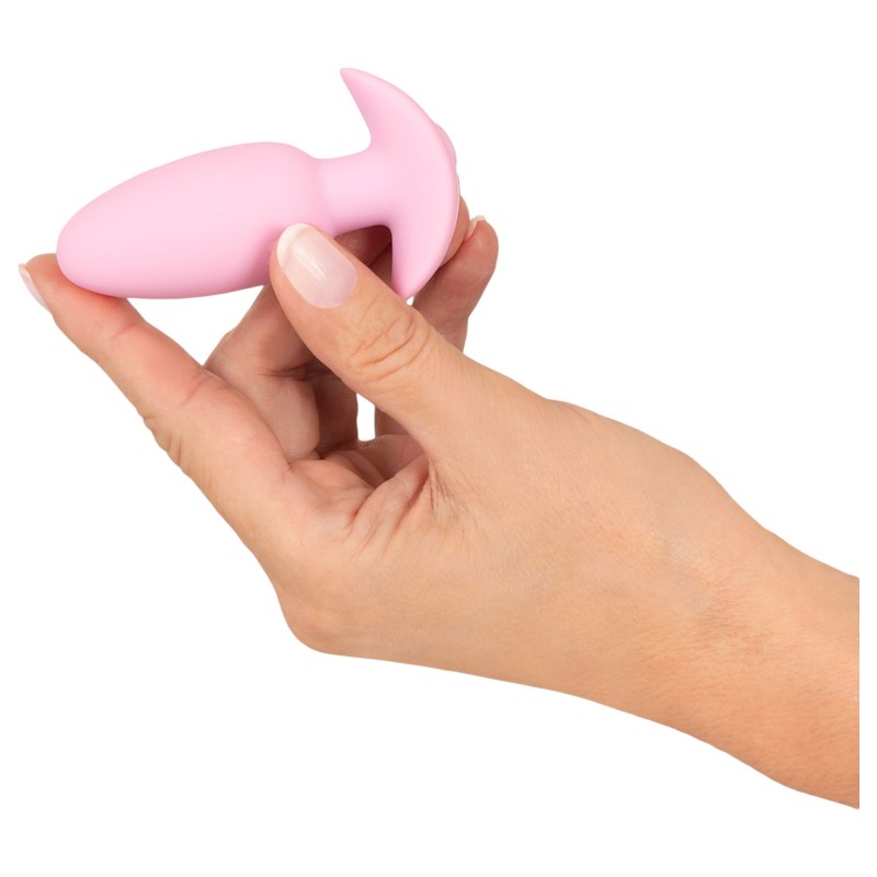 Cuties Mini - vibrációs anál plug (pink) 124189 termék bemutató kép