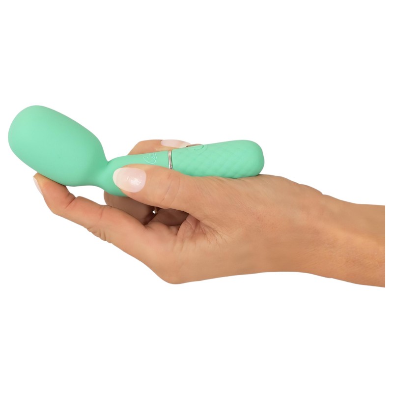 Cuties - mini wand masszírozó vibrátor, csiklóizgató (menta) 163122 termék bemutató kép