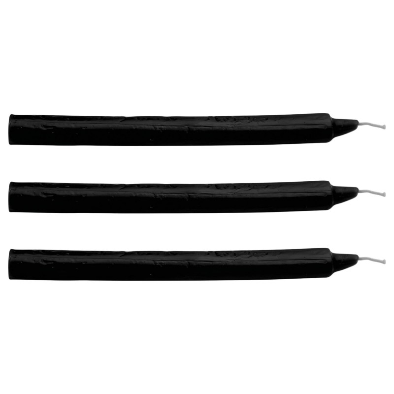 Dark Dippers Fetish - paraffin testgyertya szett (fekete, 3 db) 139994 termék bemutató kép