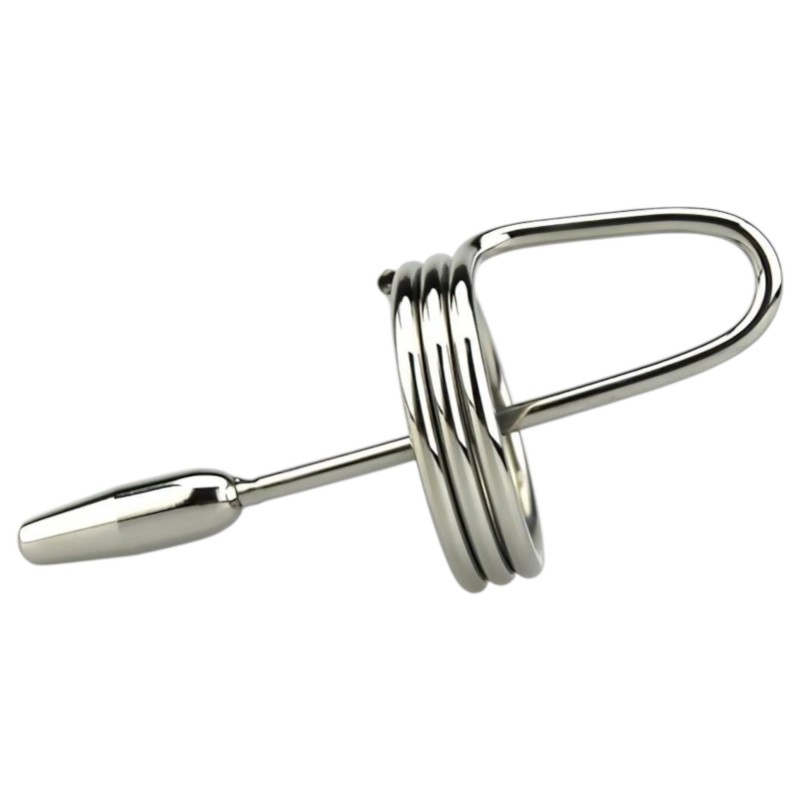 DeepRing - gyűrűs, fém dilátor - 9 cm (ezüst) 123314 termék bemutató kép