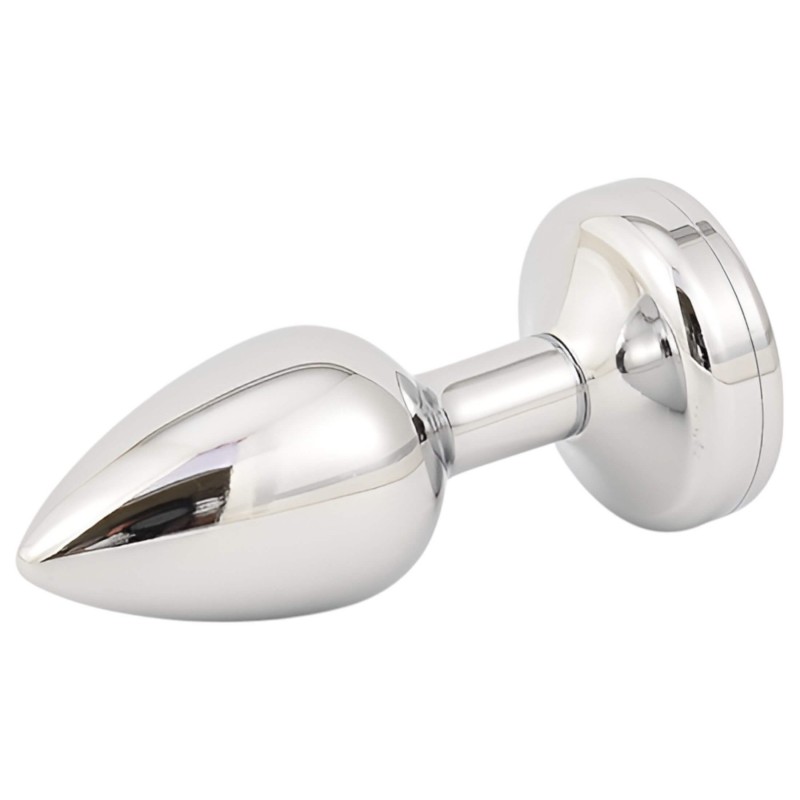 Desirel GlowPlug - világító anál plug - kicsi (ezüst) 97988 termék bemutató kép